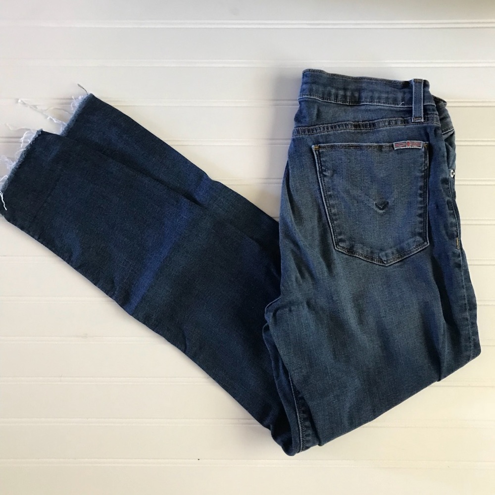 Hudson Jeans Krista Ankle Short Skinny Raw Hem - Picture 1 of 5